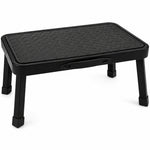 Folding Step Stool Premium, Heavy-duty Steel Home Diy Step Stool 150kg Capacity | Black