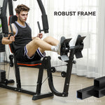 Compact Multi Gym With 45kg Weight Stack | Black