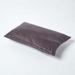 Luxury Cotton Velvet Cushion Cover | 30cm x 50cm | Dark Grey