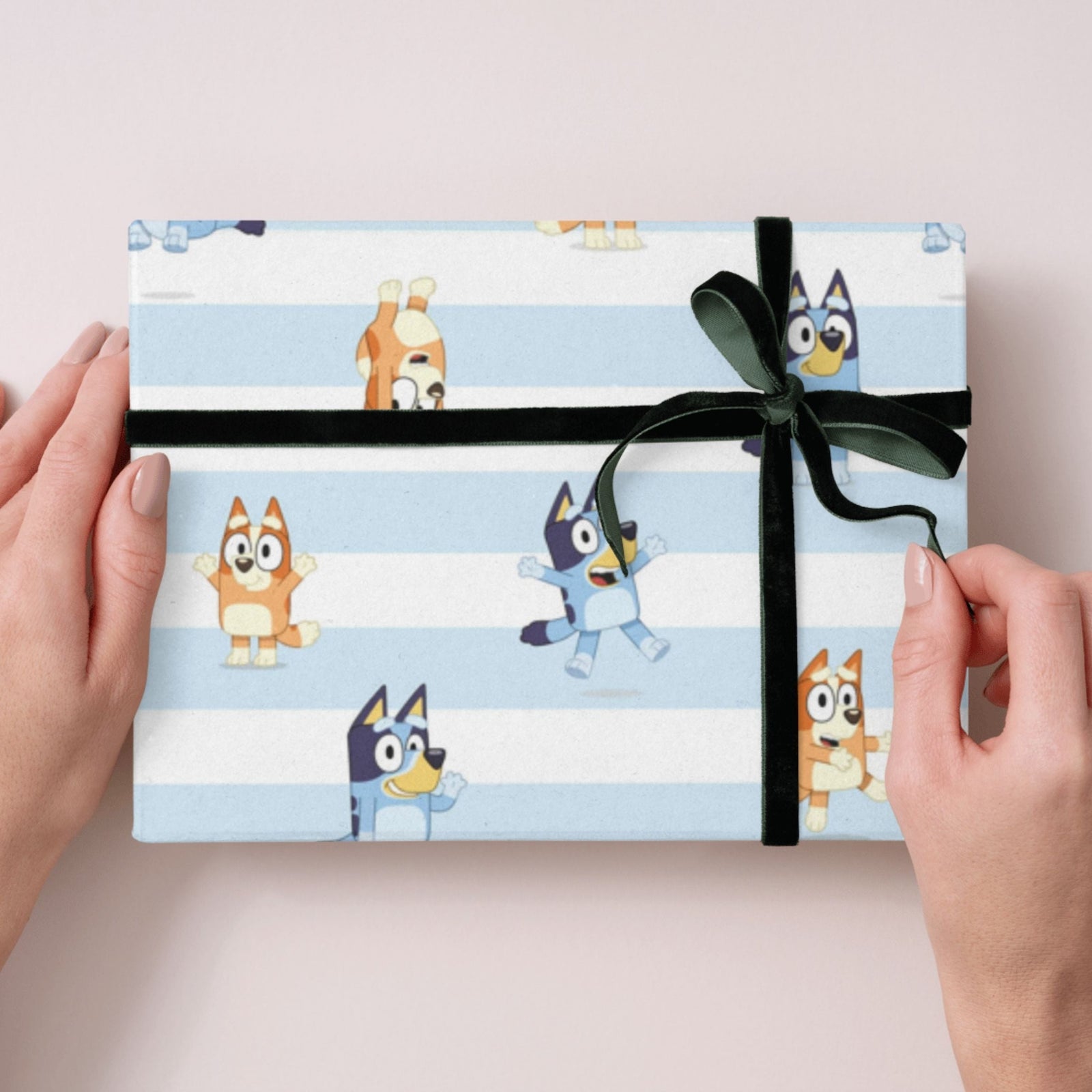 2 Sheets & 2 Tags Wrapping Paper