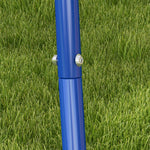 Garden Swing Set For Toddlers W/ Safety Belt - Orange And Blue