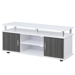 Tv Cabinet Stand Entertainment Media Black | White