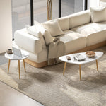 Coffee Table Set Of 2, Nesting End Side Tables