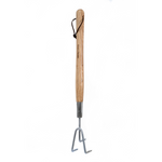 Stainless Steel 3-prong Border Hand Cultivator
