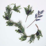 Artificial Blueberry Garland, 150 Cm