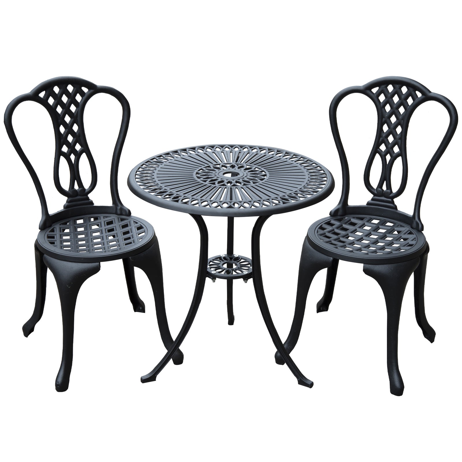 Garden Bistro Set Outdoor Table Chairs Patio Lawn Furniture