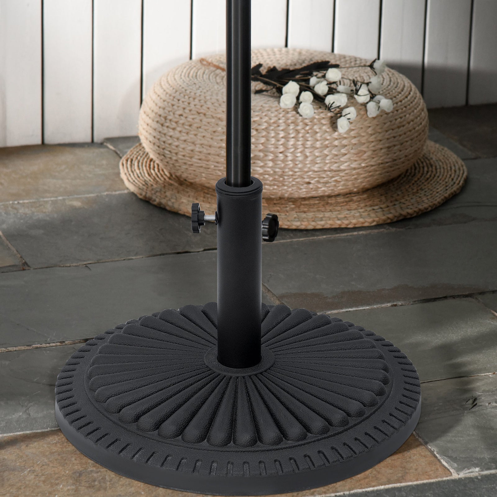 Parasol Base Stand Round For Φ35mm, Φ38mm, Φ48mm