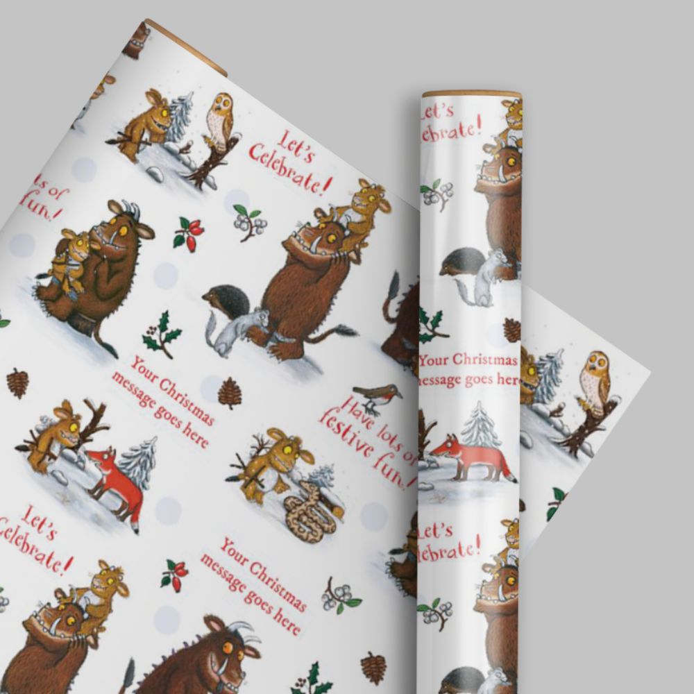 The Gruffalo The Gruffalo Personalised Christmas Wrapping Paper Official Product