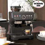Espresso Machine Bean Grinder And Steam Wand 15 Bar