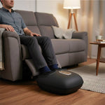 Electric Foot Massager with Heat, Rolling, Kneading & Air Compression – Professional Deep Tissue Foot and Ankle Relaxation Machine