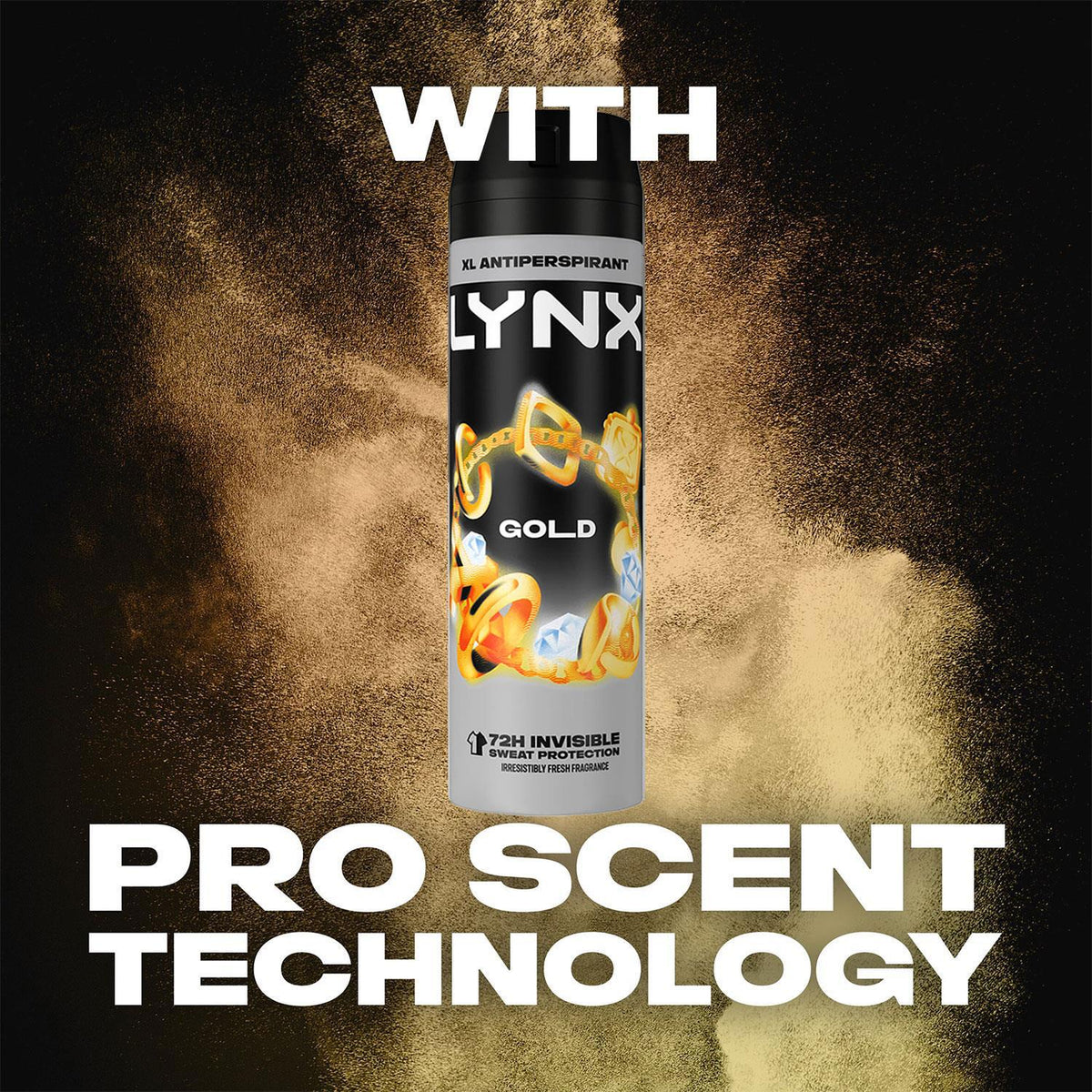 Xl Gold Spray Antiperspirant Deo Antiwhite Marks 72h Protection 200ml | Set of 30