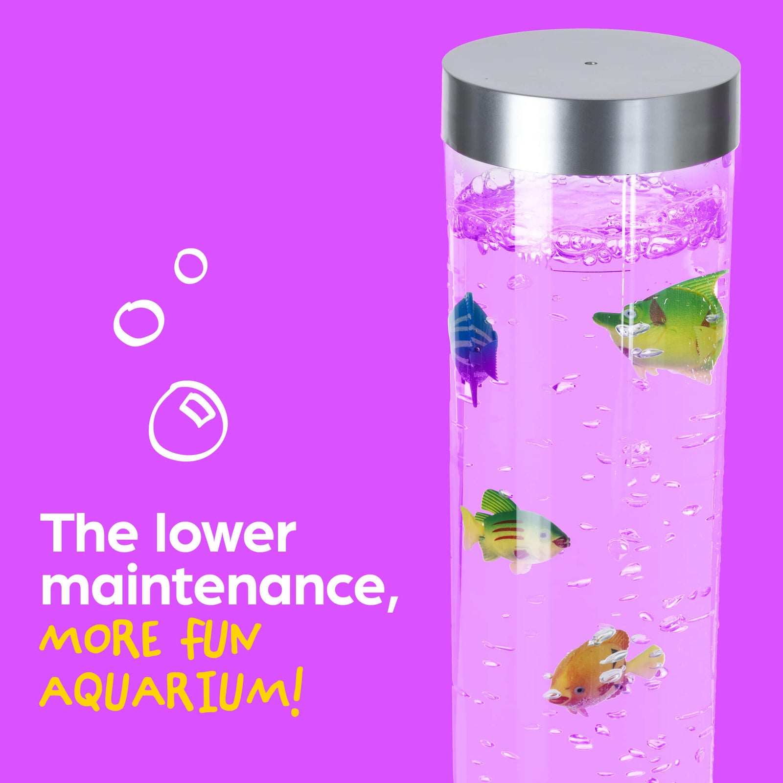 Sensory Bubble Fish Lamp - 120cm