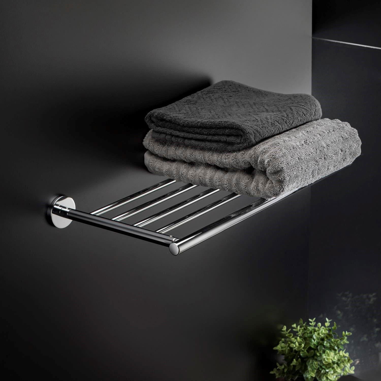 Towel Rack 54cm, 10kg Resistance Polished Silver, Architect S+ Collection