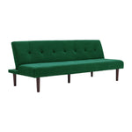 Contemporary Convertible Sofa Bed | Dark Green