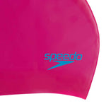 Childrens/kids Silicone Swim Cap | One Size | Pink