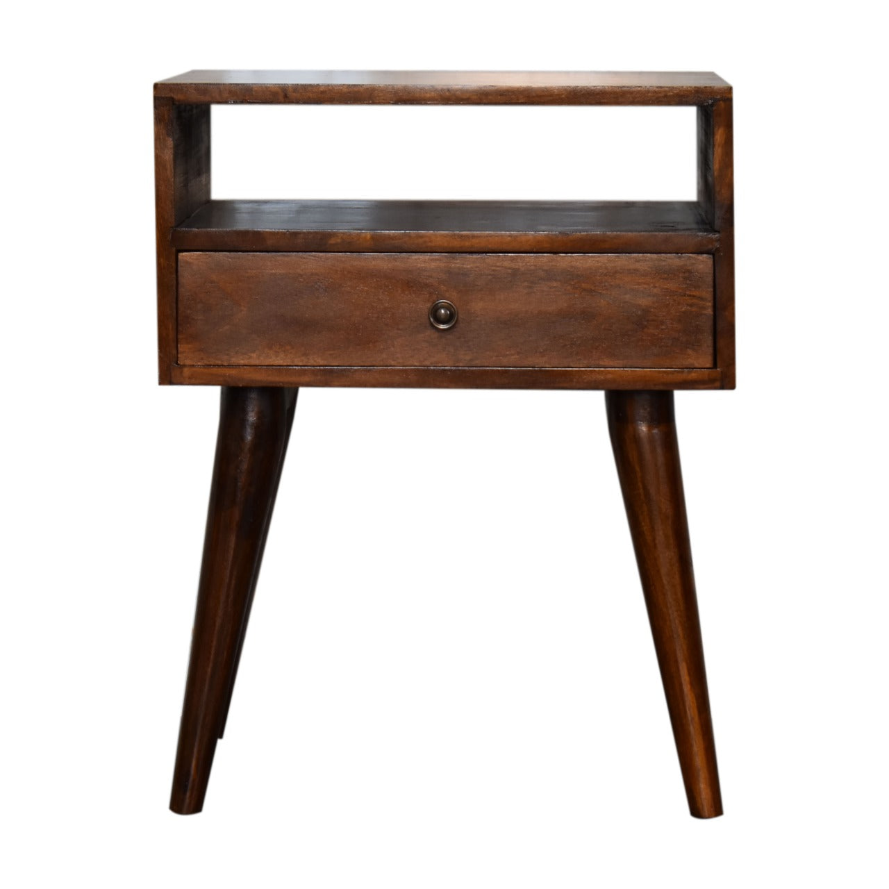 Solid Wood Modern Chestnut Solid Wood Bedside