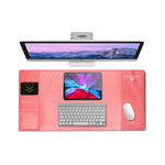 Multifunctional & Eco-friendly Office Desk Mouse Mat Pvc+ds Material | Pink