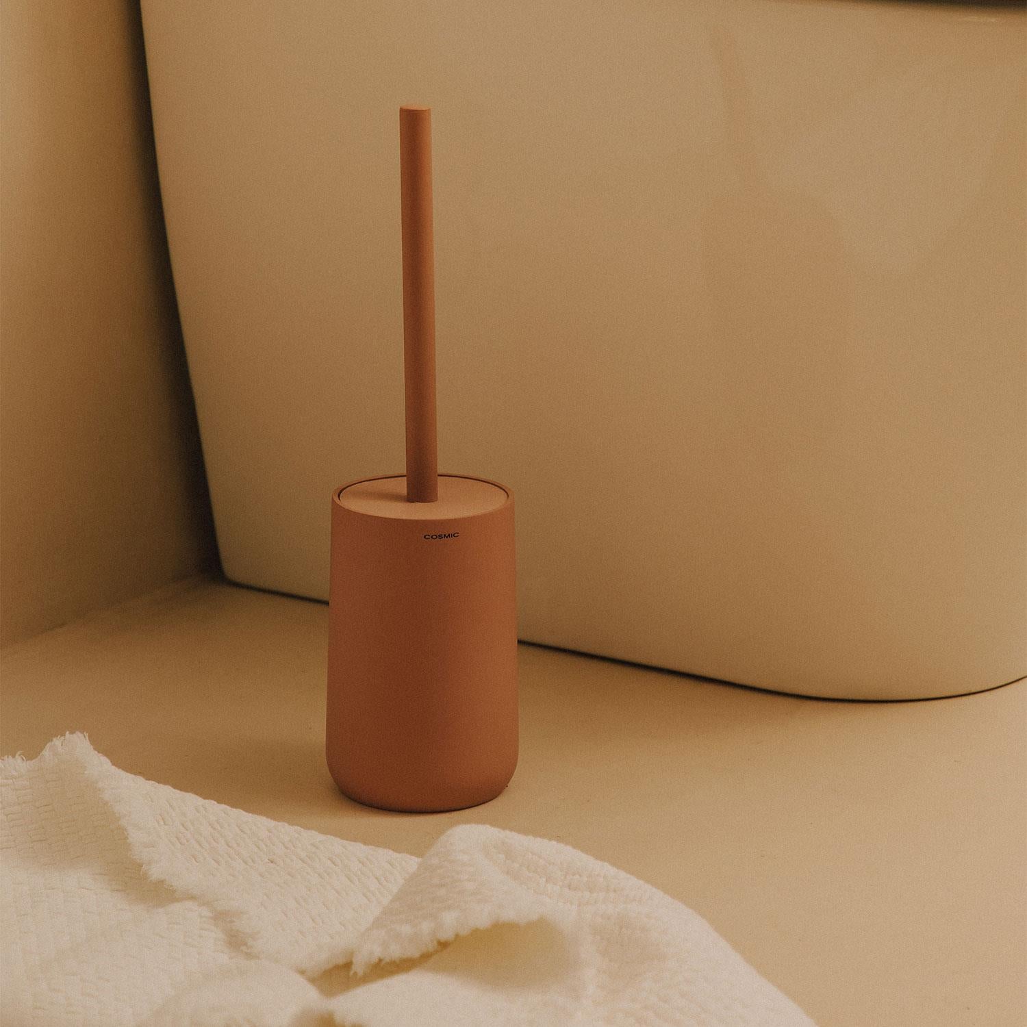 Toilet Brush, Free-standing, Polyresin Sage Green, Saona Collection