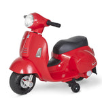 Vespa Licensed Kids Ride On Motorcycle 6v Battery Powered Electric Toys | Red