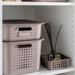 Lightweight & Durable Basket Recycled 10 Storage Box, 6l, Charcoal