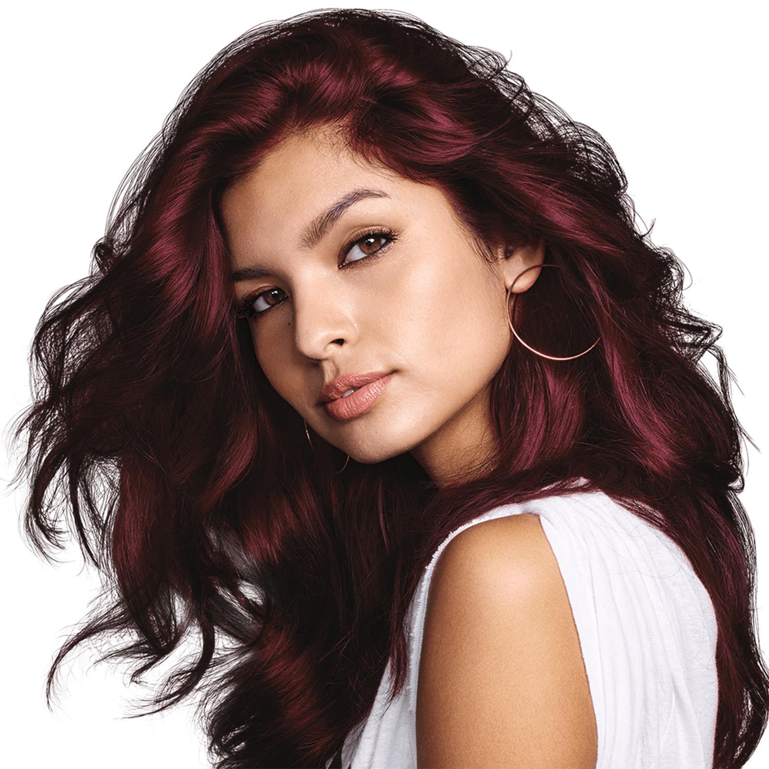 Live Intense Urban Metallics Permanent Hair Dye, U68 Ruby Glaze 3pk