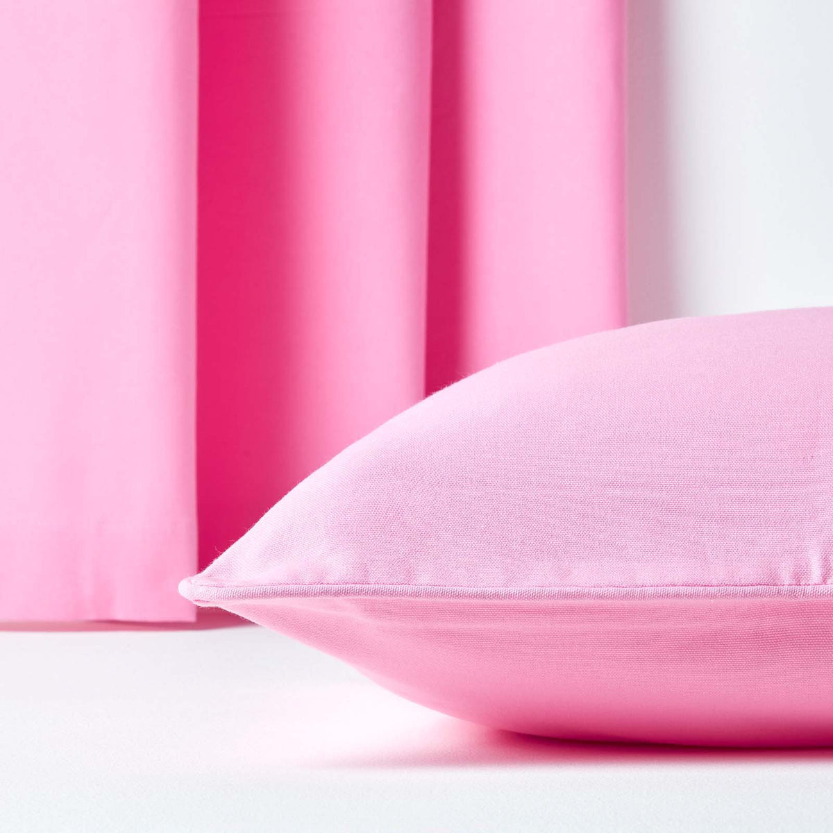 Cotton Plain Cushion Cover | 60cm x 60cm | Pink