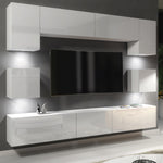 Panorama Wall Tv Unit | White