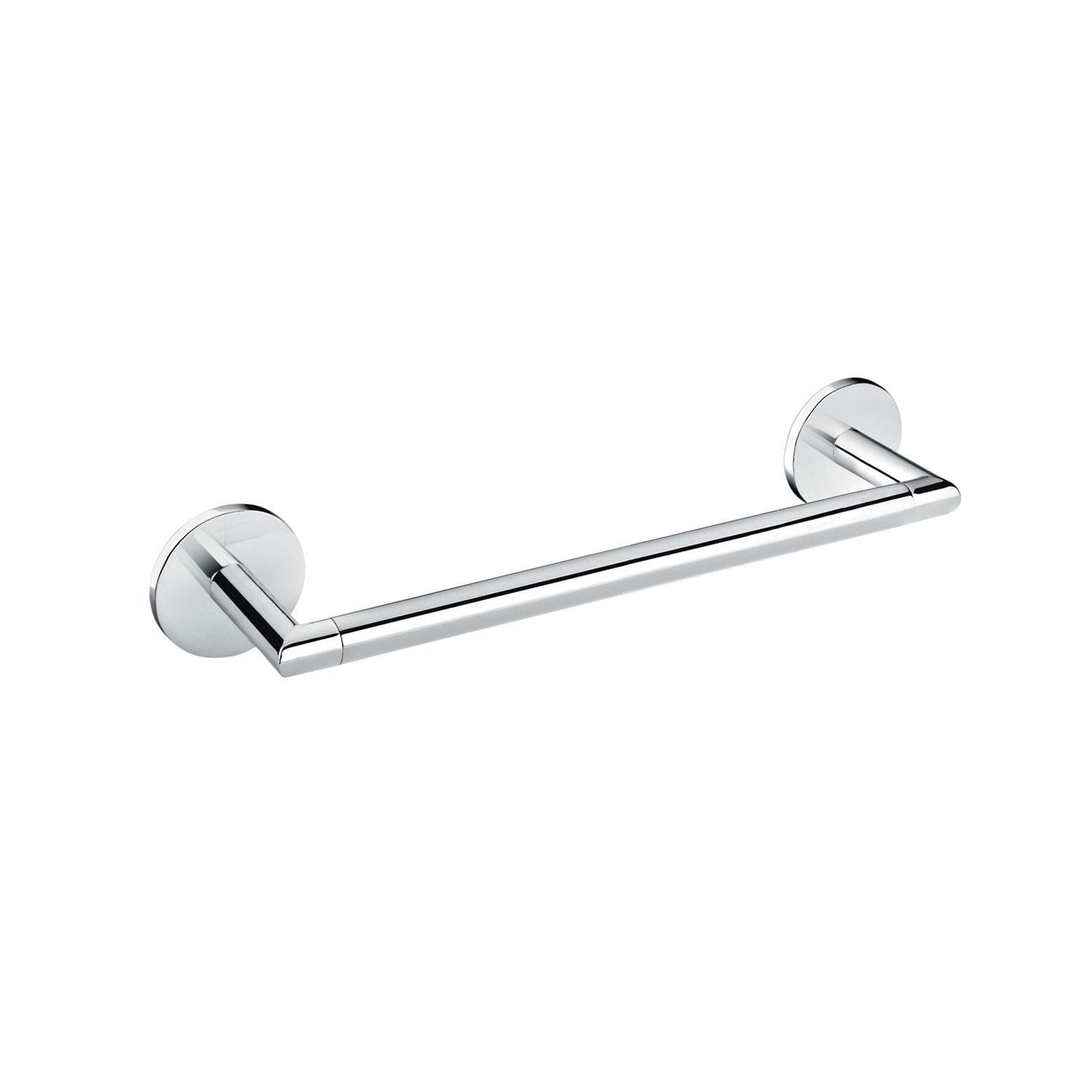 Towel Rail, Self-adhesive, Polished Chrome, 30,5 Cm. Collection Duo Round