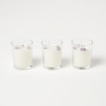 HOMESCAPES Amethyst Crystal Scented Candle Set, Pack Of 3