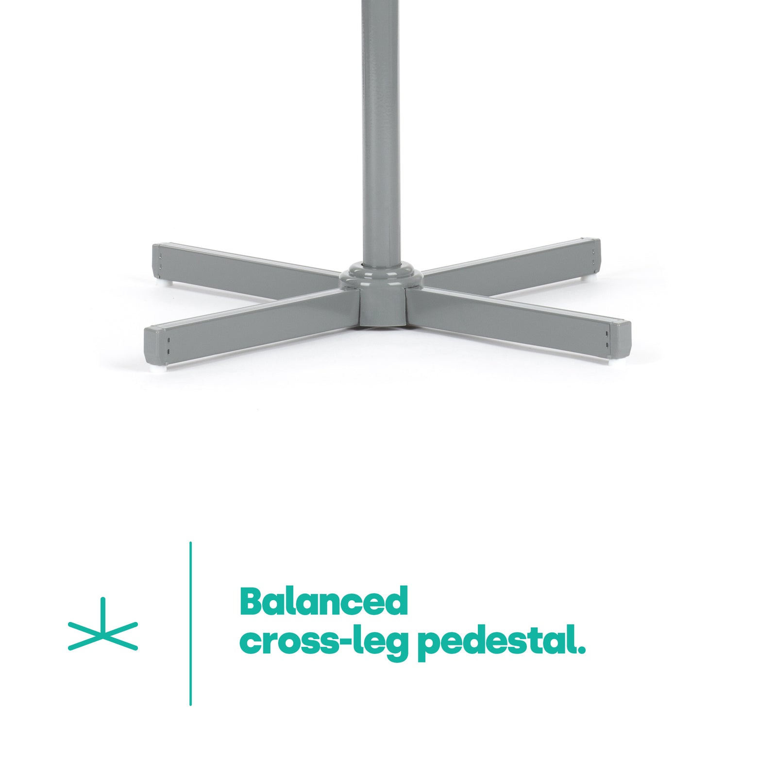 16" Pedestal Fan - Grey