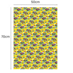 Hot Wheels Gift Wrap, 4 Sheet 4 Tag, Bundle Official Product