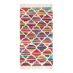 Amsterdam Handwoven Cotton Chindi Kilim Rug | 120cm x 180cm | Multi Colour
