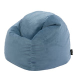 Kids Aurora Velvet Bean Bag Chair | Blue