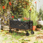 160l Festival Trolley, Heavy Duty With Tailgate | Black