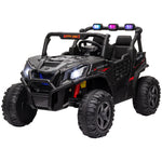 Aiyaplay 2 Seater 24v Kids Electric Car W/ Remote Control | Black