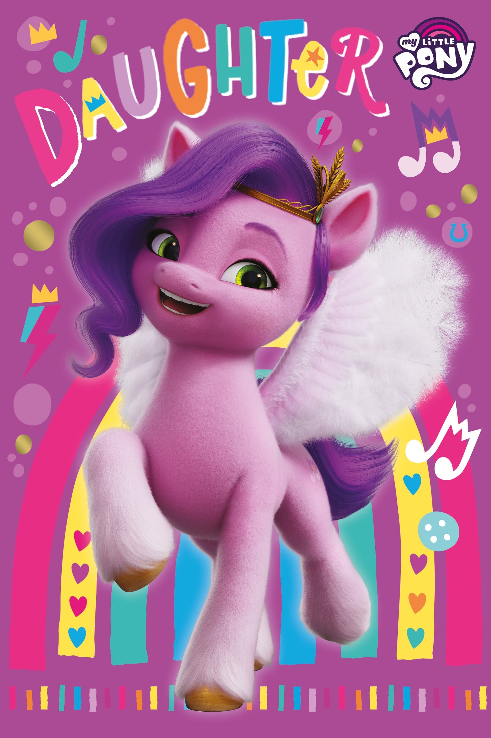 My Little Pony Daughter Birthday Card Official Product