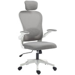 Executive Mesh Office Chair With Headrest, Lumbar Support | One Size | Gray