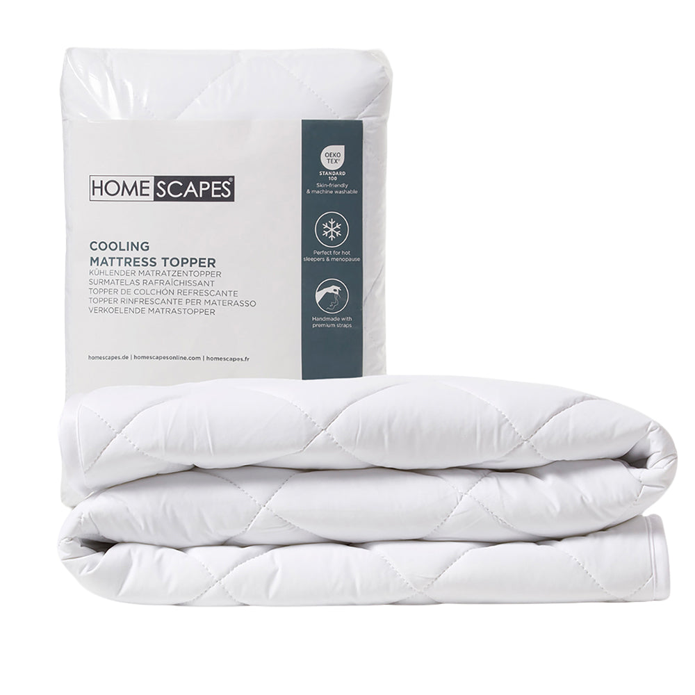 Advanced Cooling Mattress Topper | Small Double | White