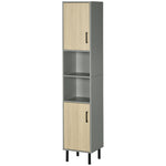 Tall Bathroom Storage Cabinet, Slim Floor Cabinet