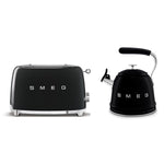 Wkf01, Tsf03 Stovetop Kettle & 4-slice Toaster Set | Black