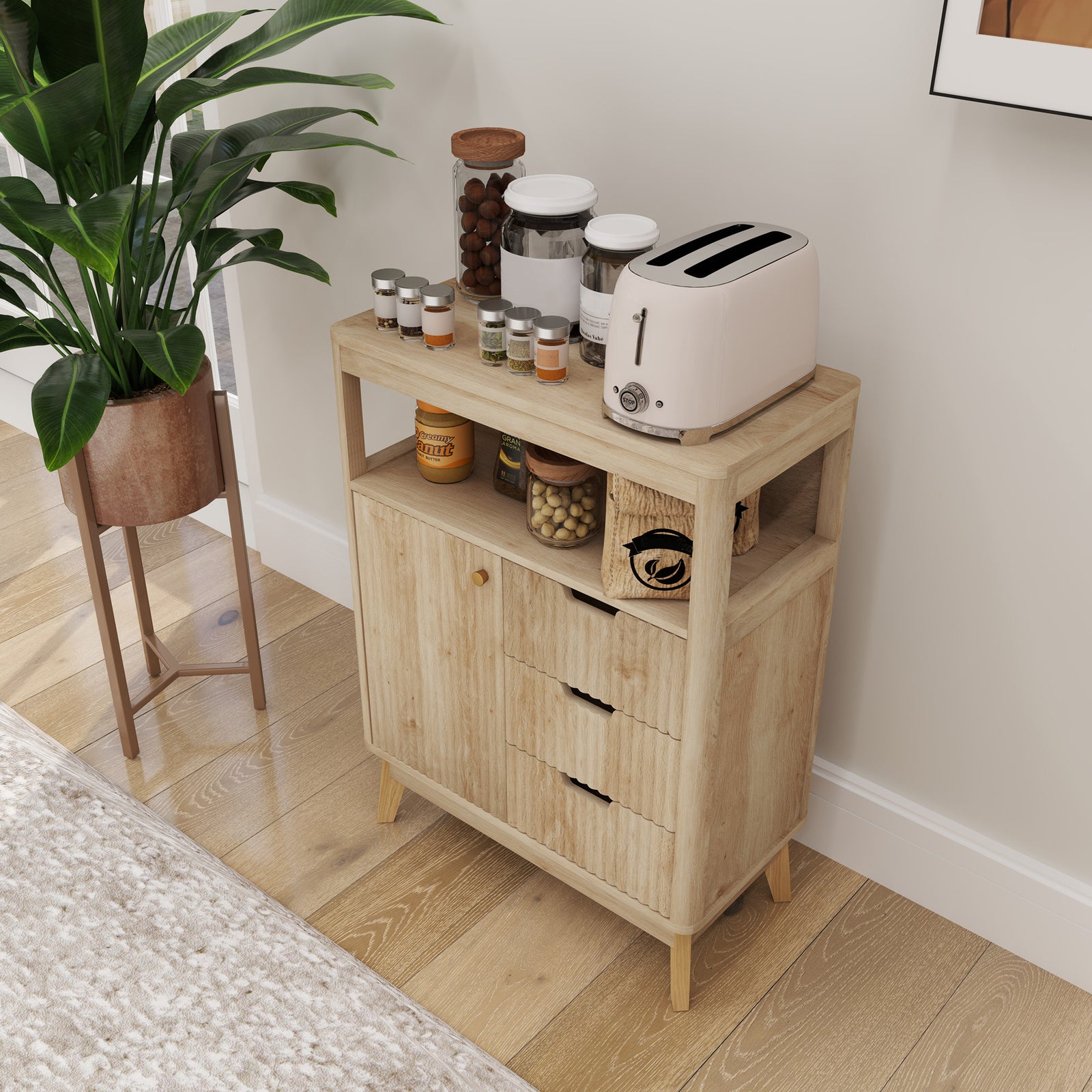 Modern Sideboard Storage Cabinet For Living Room