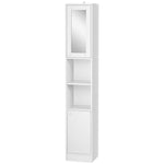Tall Bathroom Storage Cabinet Freestanding With Mirror