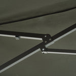 4.6m Double-sided Sun Umbrella W/ Crank | Gray