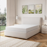Bethany Fabric Ottoman Bed Frame | Double | Beige