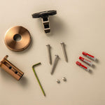 Towel Hook, Robe Hook, Coat Hook Brushed Gold Pvd Architect S+ Collection