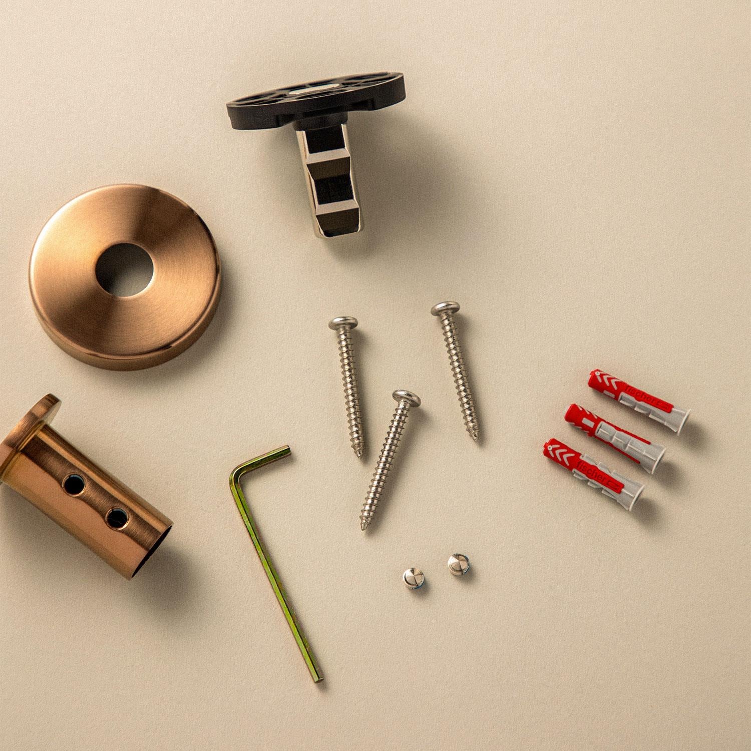 Towel Hook, Robe Hook, Coat Hook Brushed Gold Pvd Architect S+ Collection