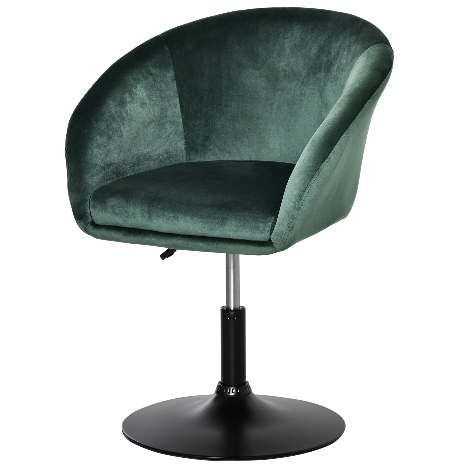Swivel Bar Stool Fabric Dining Tub Seat | Green