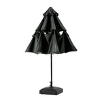 Outdoor 3-tier Umbrella With Crank And Tilt Without Base | One Size | Dark Grey