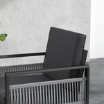 Aluminium Garden Set Cushions, Slatted Table