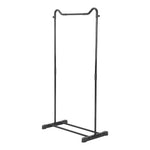 Freestanding Black Metal Garment Rack